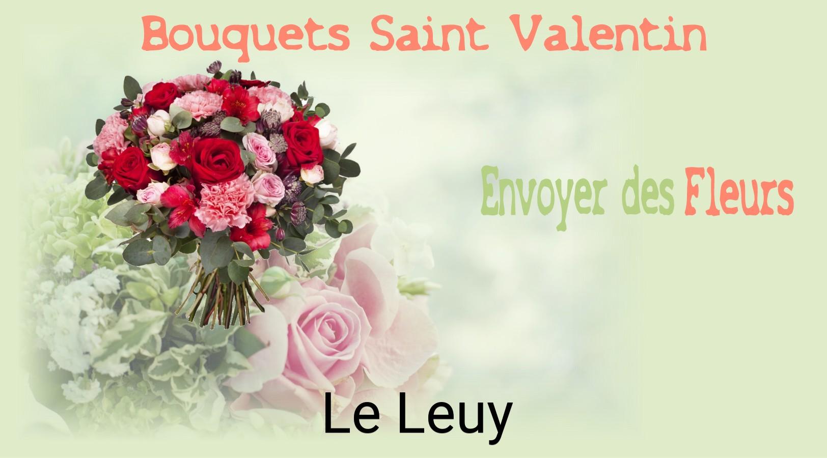 Roses de Saint-Valentin livrées à Le Leuy